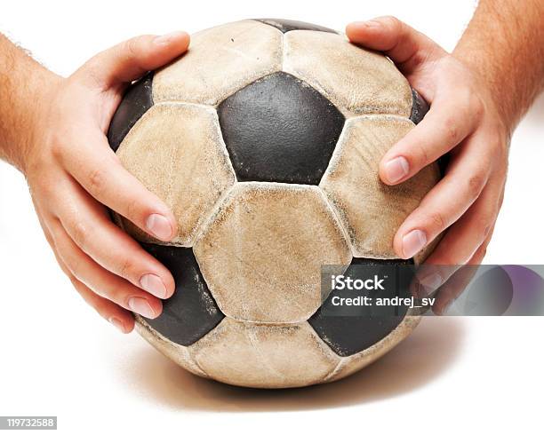 Foto de Bola De Futebol e mais fotos de stock de Antigo - Antigo, Bola, Bola de Futebol