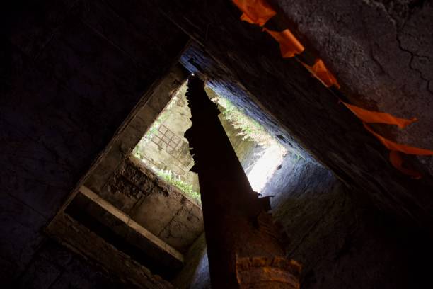 istock Iron Pillar inside a fort in Maharashtra, India 1197326207