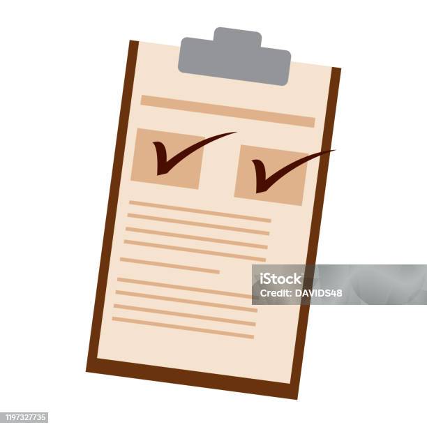 Activity Checpoint Activity Checklist Image Stock Illustration - Download Image Now ...