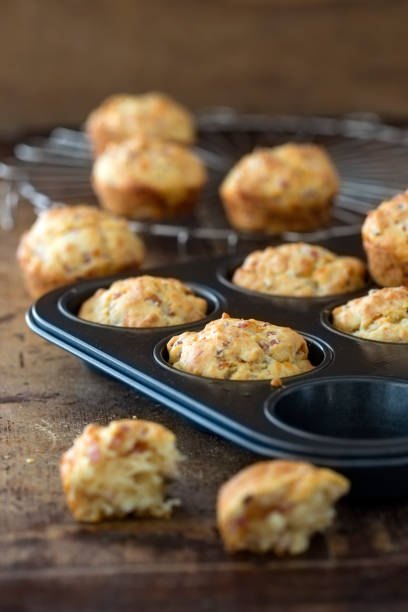 istock savory food, cheese and ham muffins 1197330503