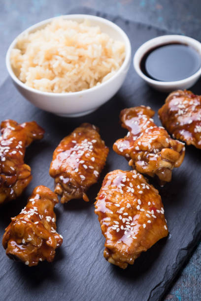 istock Asian spicy chicken wings 1197332550