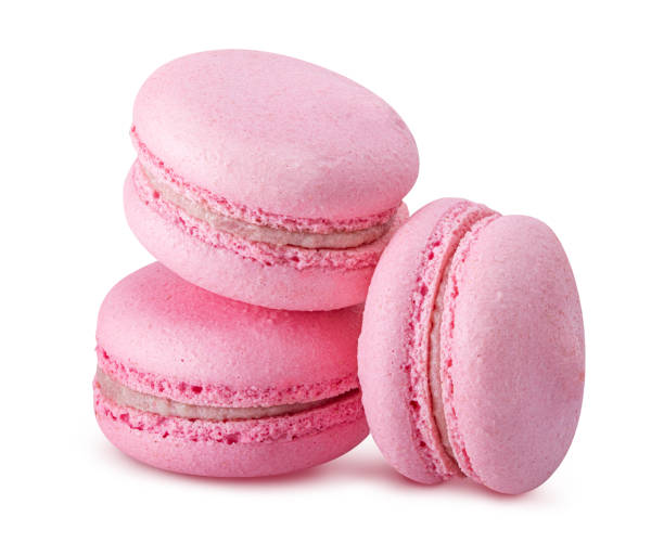 istock Sweet macaroon isolated on white background with clipping path 1197332788