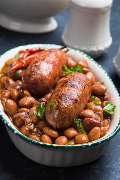 istock Kidney beans with pork sausage 1197332913
