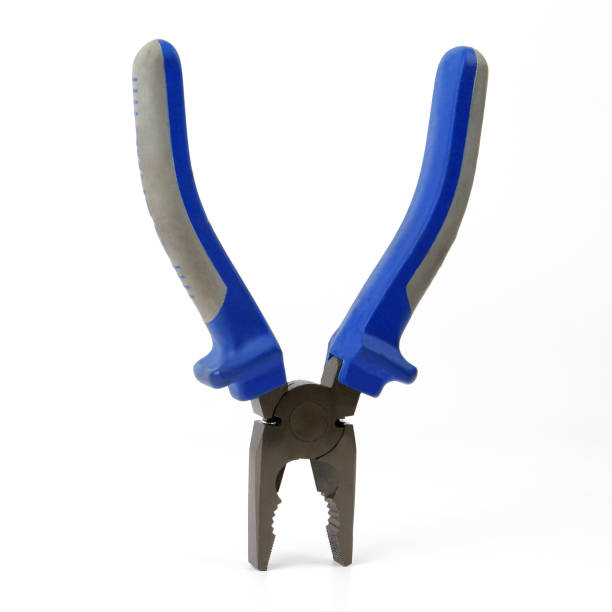 istock pliers with blue and grey handles on white background 1197336164