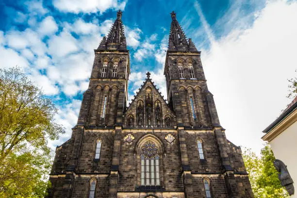 Basilica of St. Peter and St. Paul- Vysehrad, Prague, Czech Republic, Europe