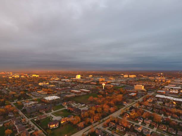 istock Above the four seasons park Lombard 1197338519