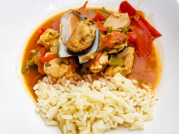 portuguese fish specialty - food dinner prepared fish gourmet imagens e fotografias de stock