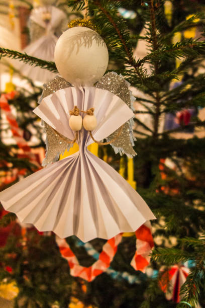 istock Christmas decorations made of waste 1197346490