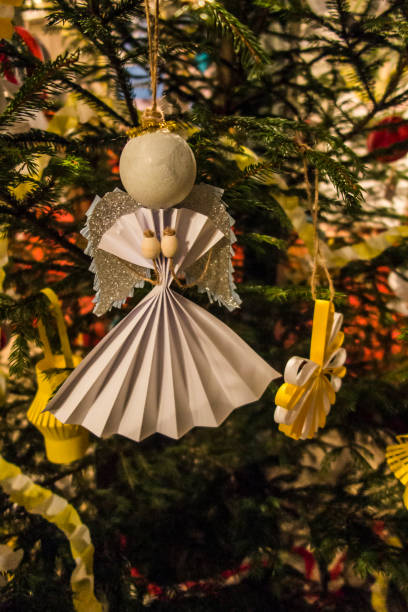 istock Christmas decorations made of waste 1197346530