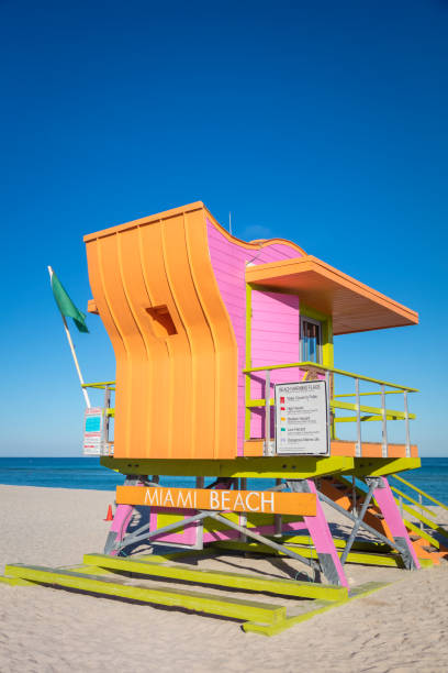 istock Lifeguard booth in Miami Beach 1197348699