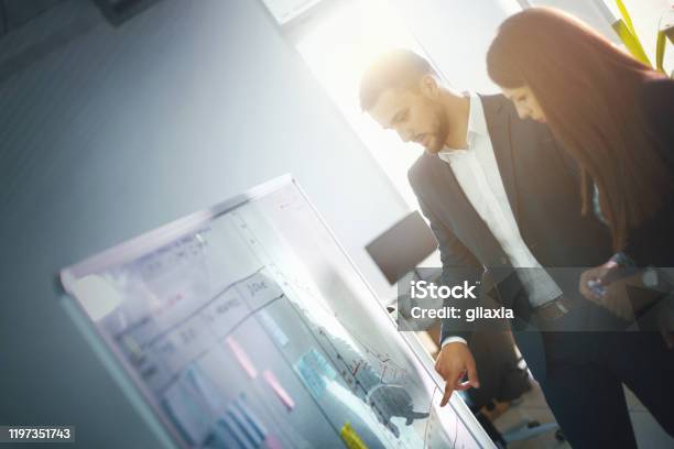 Entrepreneur Evaluation Meeting Stock Photo - Download Image Now - Performance Review, Working, Business