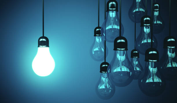 istock lamps hanging the wire 1197355164