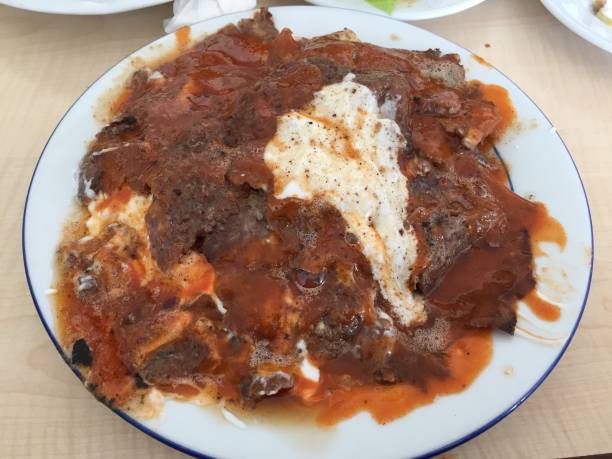 istock Turkish doner kebab traditional and yogurt 1197356416