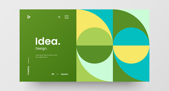 Creative Horizontal Website Screen Part For Responsive Web Design ...