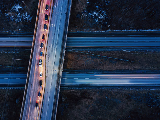 istock Aerial View of Highway 1197364697