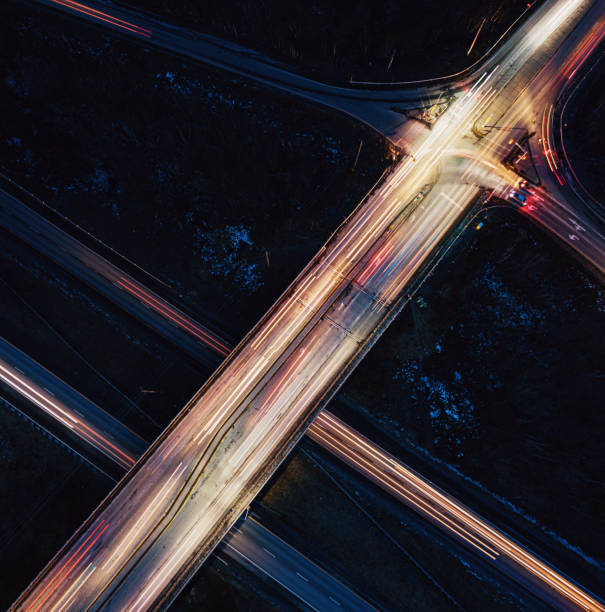 istock Aerial View of Highway 1197364703