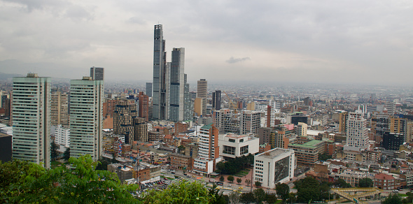 Bogota bird's eye view, Colombia