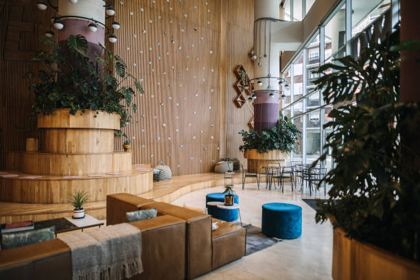 istock Modern lounge area of a hotel 1197368791