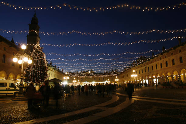 istock Ducal Square of Vigevano at Christmas 1197371818