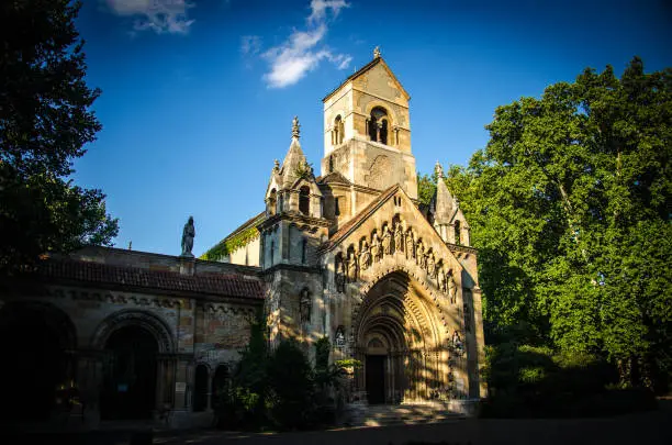 Photo of Old Jaki Kapolna church near Vajdahunyad castle in Budapest, Hungary