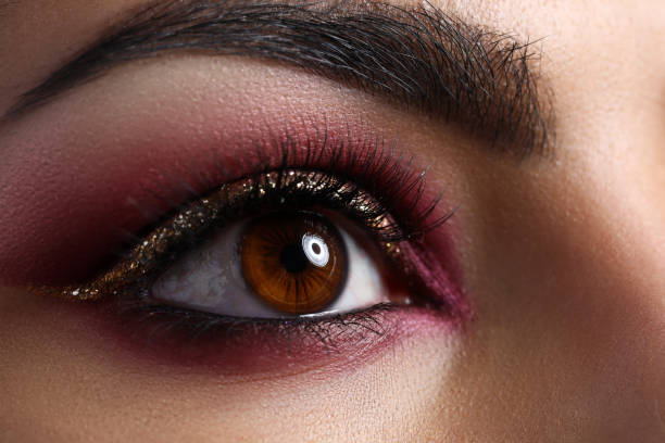 istock Pretty woman with impressive black eyelashes 1197388066