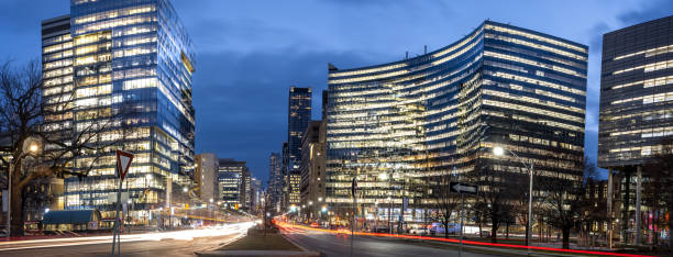istock Toronto City Skyline - University Avenue at Dusk 1197393108