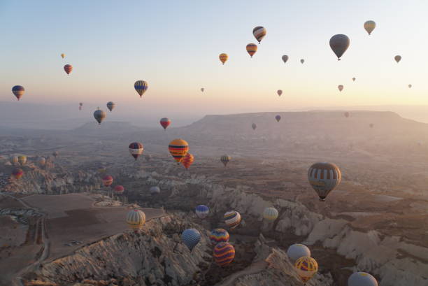 istock Hot Air Balloons Landscape - Cappadocia 1197393137