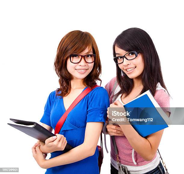 美しい女性の学生と笑顔を着て眼鏡 - 2人のストックフォトや画像を多数ご用意 - 2人, めがね, アジア大陸