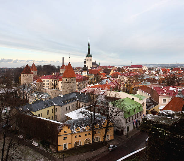 istock Old town of Tallinn 119740481