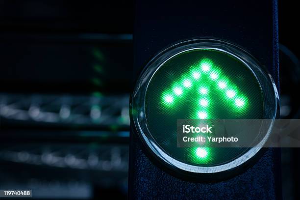 Green Light Stock Photo - Download Image Now - Green Light - Stoplight, Traffic Arrow Sign, Arrow Symbol