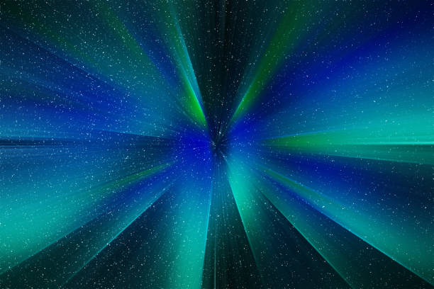 Hyperdrive An abstract zoom burst background image. hyperdrive stock illustrations