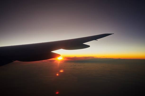 istock Sunrise and horizon cloudy sky in morning 1197411267