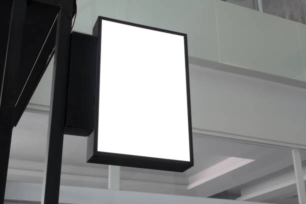 istock blank hanging billboard mockup with clipping path 1197418424