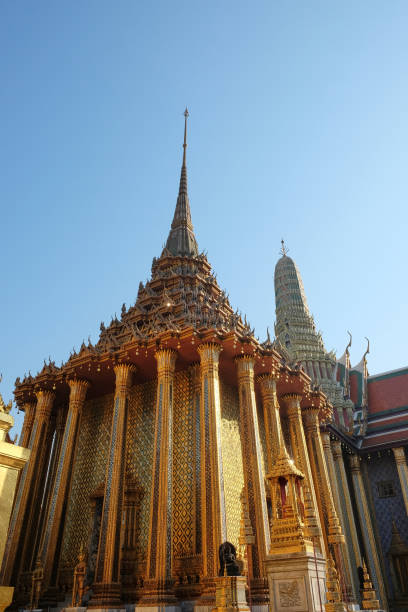 istock A magnificent gilded Buddhist temple with a colonnade. 1197419338