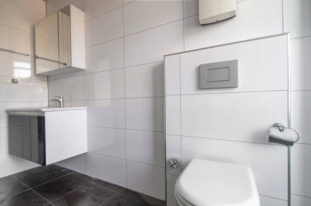 istock Interior of modern toilet 1197423076