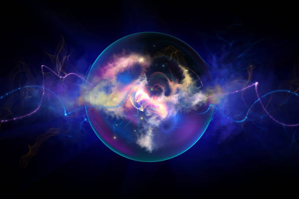 ilustrações, clipart, desenhos animados e ícones de esfera energética - neutrão