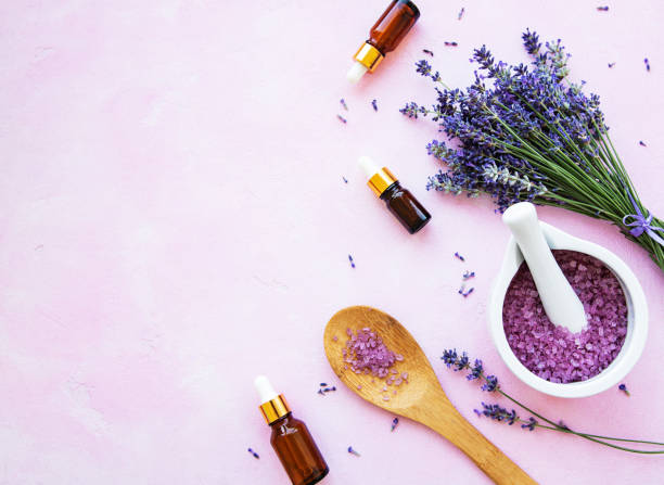 istock flat lay composition with lavender flowers and natural cosmetic 1197432592