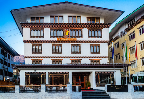 Thimphu, Bhutan - 29 February 2016: Hotel \