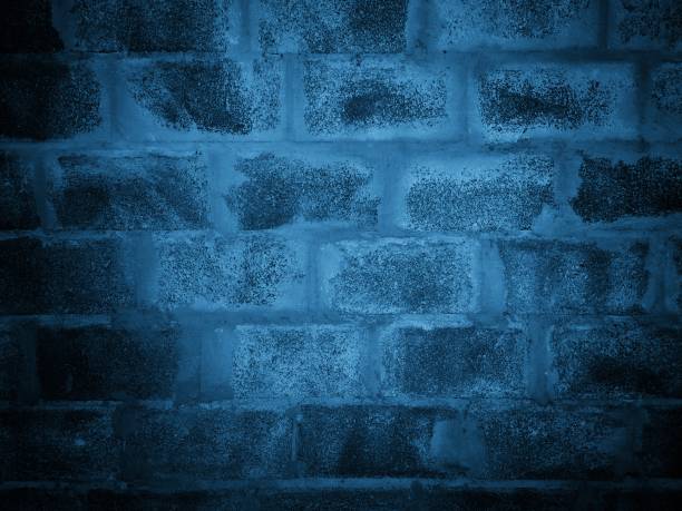 istock Black and blue vintage concrete backgrounds for text 1197433704