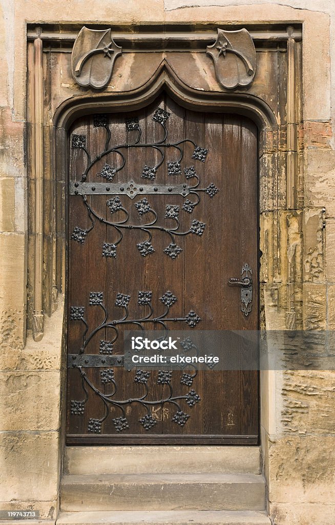 Schöne alte Tür - Lizenzfrei Alt Stock-Foto