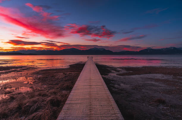 istock take a hike at the lake side on a bride sunny day 1197439061