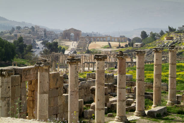 istock Ruins at the ancient city of Jarash 1197440992
