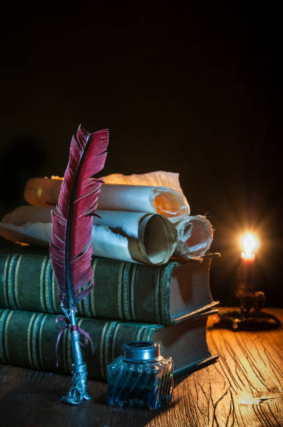 istock QuIll pen and old books 1197442009