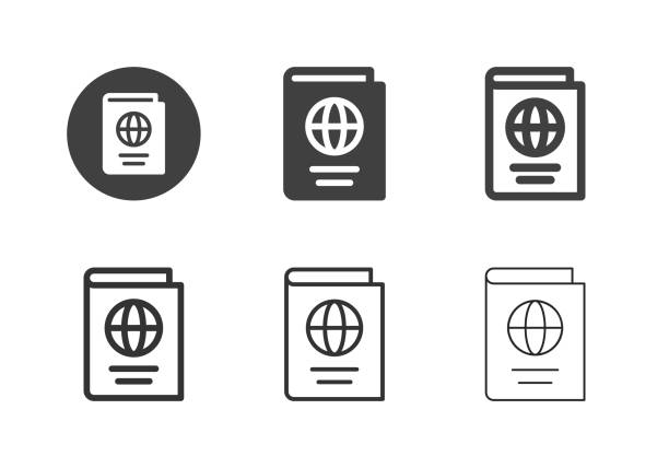 Passport Icons - Multi-Serie – Vektorgrafik
