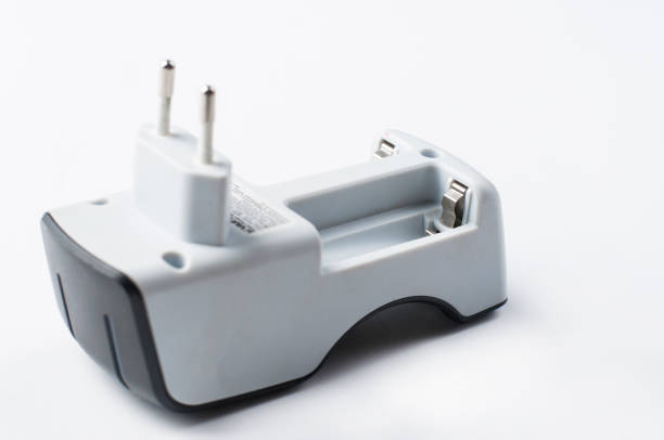 istock Battery charger isolated on white background.Copy space 1197448903