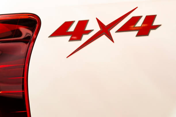 Abstract Background of a 4x4 Vehicle Close Up