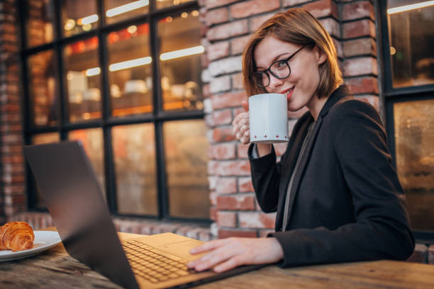 istock Freelancer in the coffee shop 1197456842