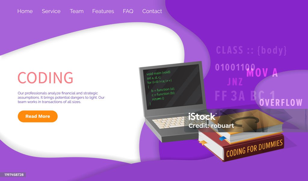 Coding And Programming Lessons Computer Science Stock Illustration ...