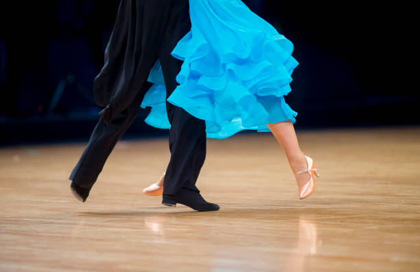 istock Low Section Of Couple Dancing On Floor 1197459497