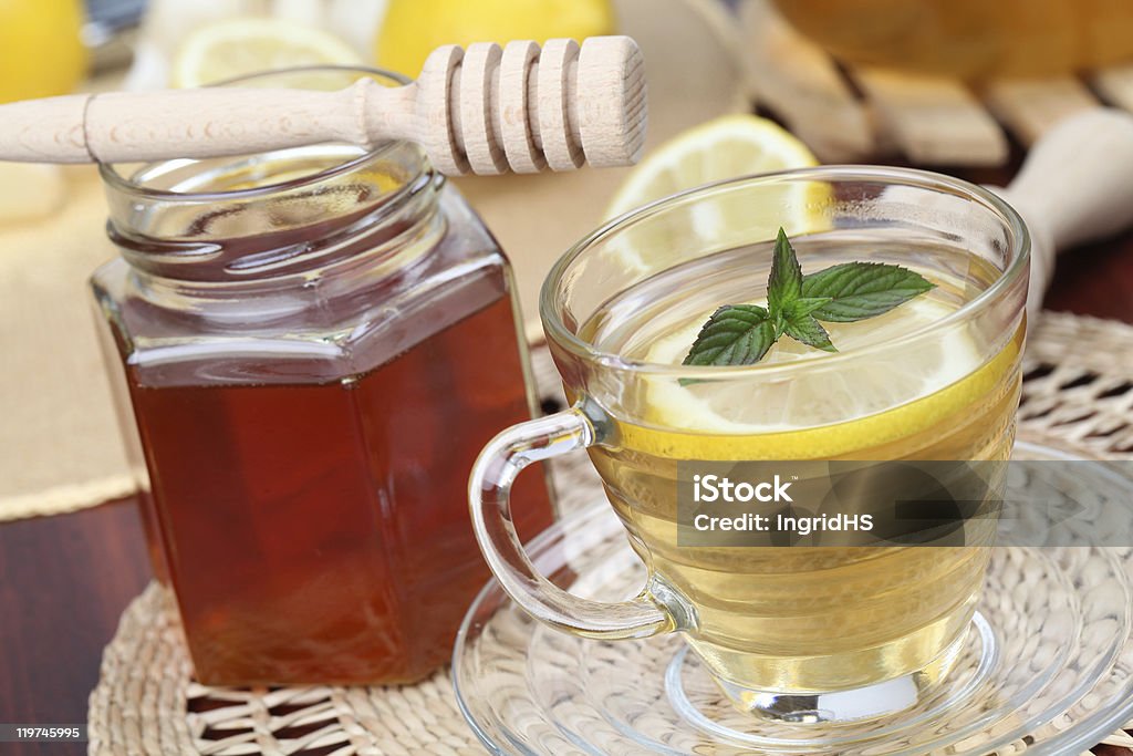 Thé au citron et miel - Photo de Aliment en portion libre de droits